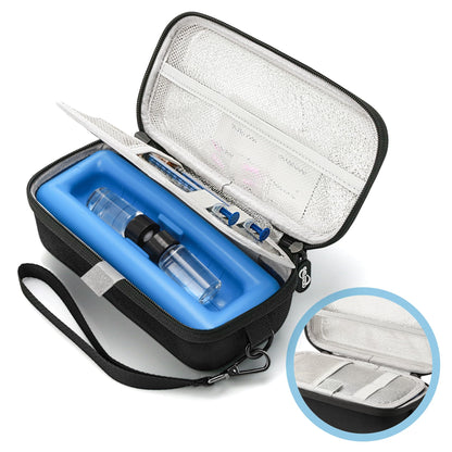 Gelozid Insulin Cooler Travel Case for Insulin Vial with Upgraded Ice Pack Portable Insulin Travail CaseMedicine Cooler for Diabetic Supplies and for The Daily Life and Trip