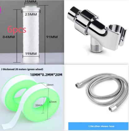 High Pressure 3 Mode Filter Shower Head