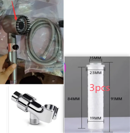 High Pressure 3 Mode Filter Shower Head