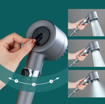 High Pressure 3 Mode Filter Shower Head
