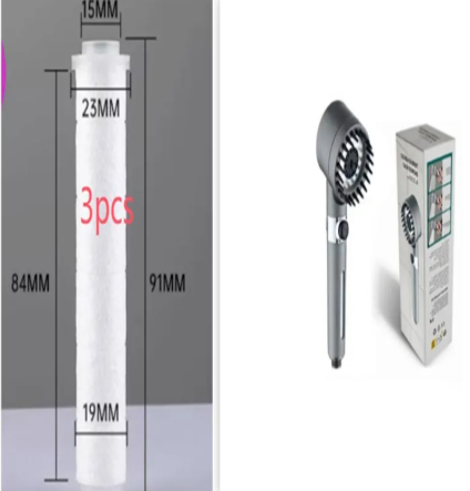 High Pressure 3 Mode Filter Shower Head