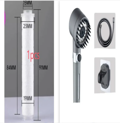 High Pressure 3 Mode Filter Shower Head