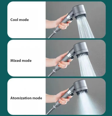 High Pressure 3 Mode Filter Shower Head
