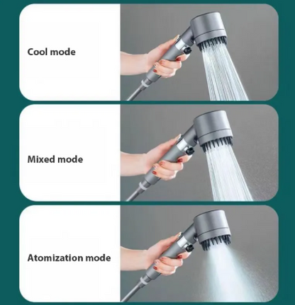 High Pressure 3 Mode Filter Shower Head